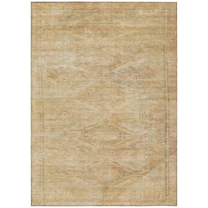 LOOMLAN Rugs Emalisse Ivory Washable Indoor-Outdoor Rug