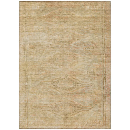 LOOMLAN Rugs Emalisse Ivory Washable Indoor-Outdoor Rug