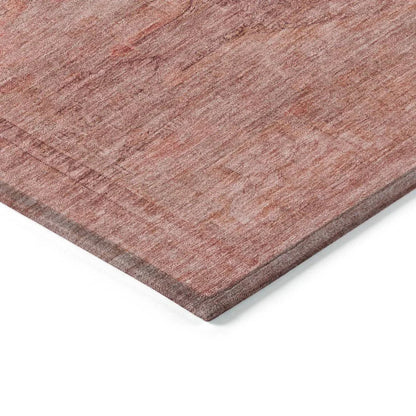 LOOMLAN Rugs Emalisse Orange Washable Indoor-Outdoor Rug