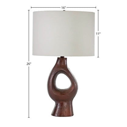 LH Home Ember Aluminum Table Lamp