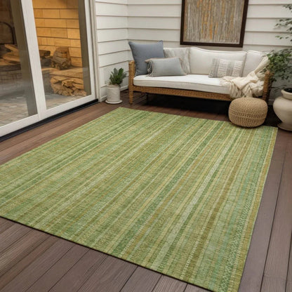 LOOMLAN Rugs Emberith Aloe Washable Indoor-Outdoor Rug