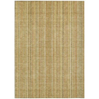 LOOMLAN Rugs Emberith Gold Washable Indoor-Outdoor Rug