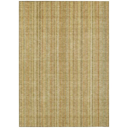 LOOMLAN Rugs Emberith Gold Washable Indoor-Outdoor Rug