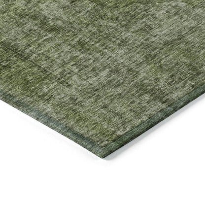 LOOMLAN Rugs Emberith Green Washable Indoor-Outdoor Rug