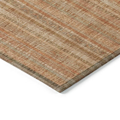 LOOMLAN Rugs Emberith Orange Washable Indoor-Outdoor Rug