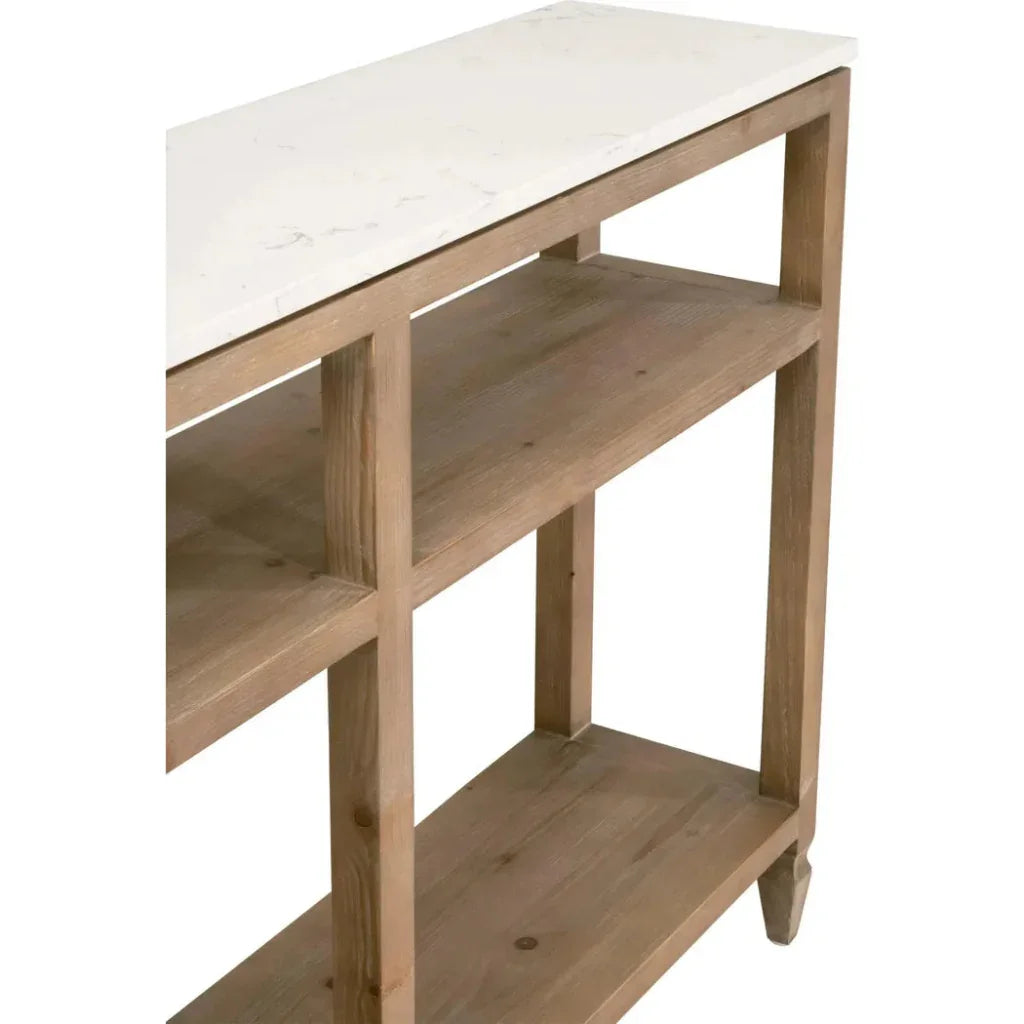 Essentials For Living Emerie 11" Narrow Console Table With Shelves