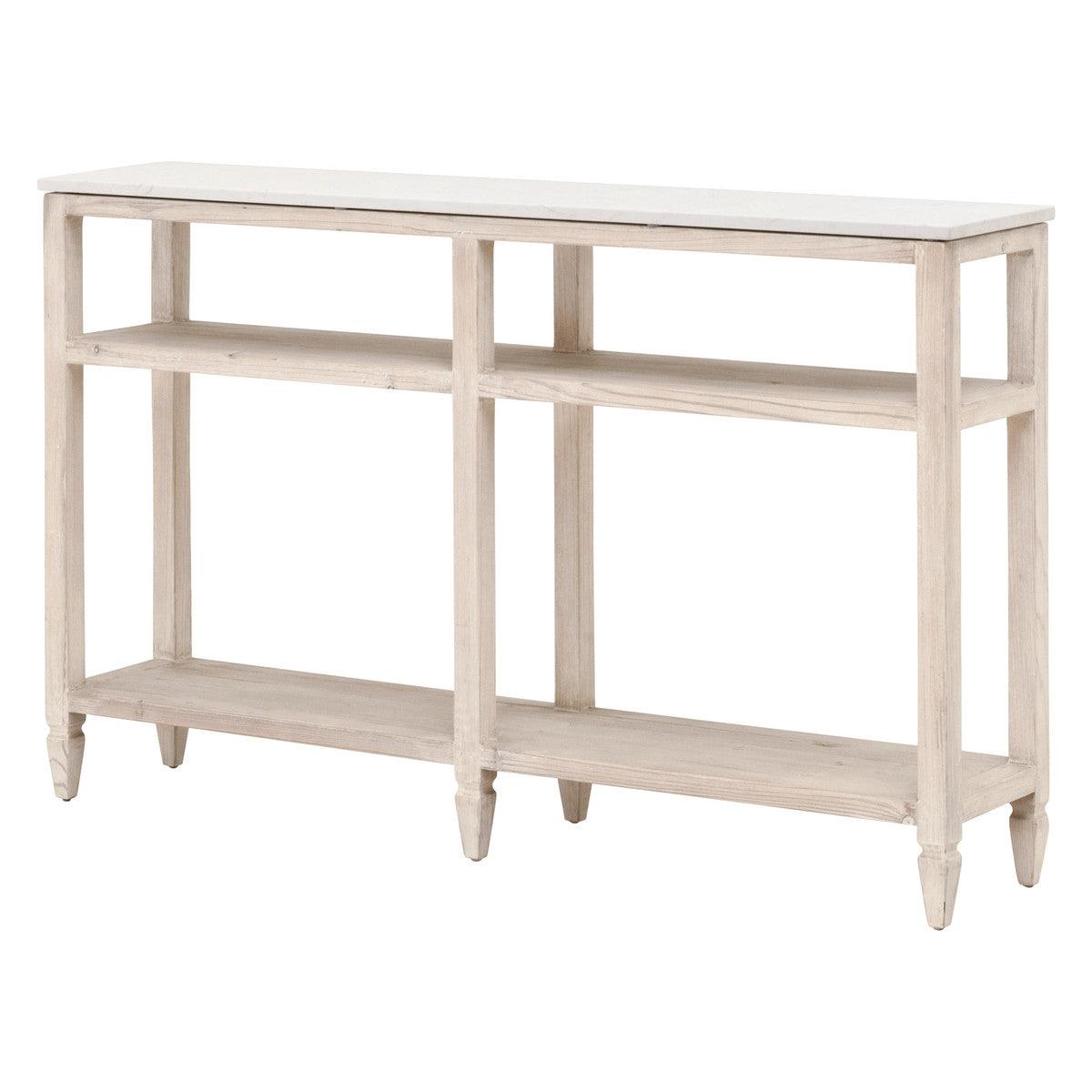 Emerie 11" Narrow Console Table With Storage Shelves Console Tables Sideboards and Things By Essentials For Living