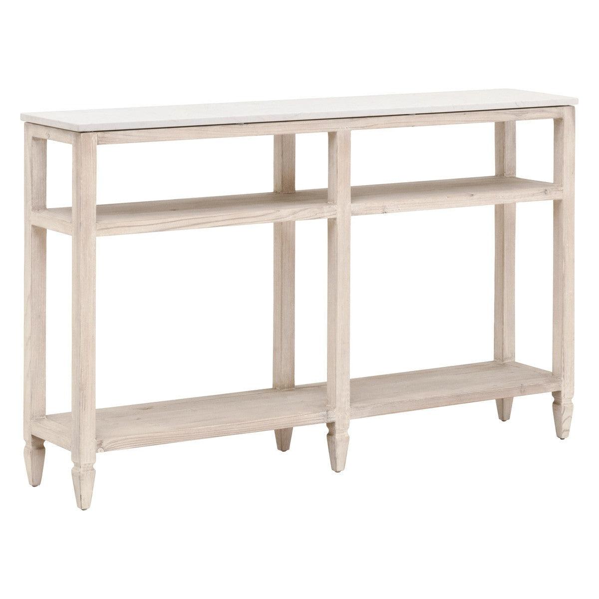 Emerie 11" Narrow Console Table With Storage Shelves Console Tables Sideboards and Things By Essentials For Living