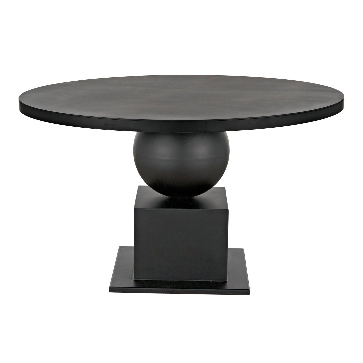 Emira Dining Table, Black Metal-Dining Tables-Noir-Sideboards and Things