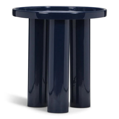 Sofia Enamel Round End Table