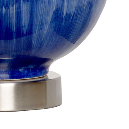 Wildwood Enzo Blue Glazed Ceramic Table Lamp