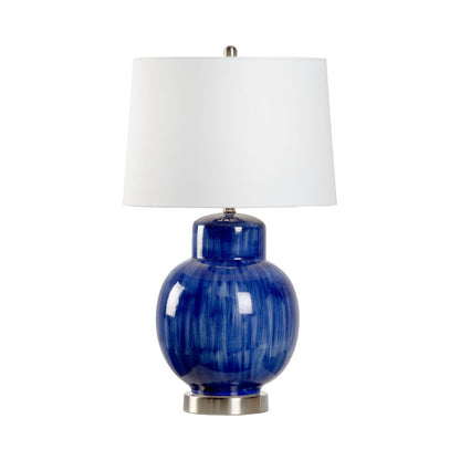 Wildwood Enzo Blue Glazed Ceramic Table Lamp