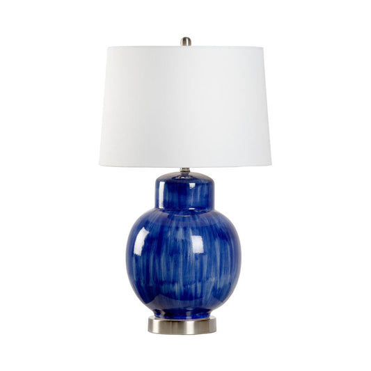 Wildwood Enzo Blue Glazed Ceramic Table Lamp