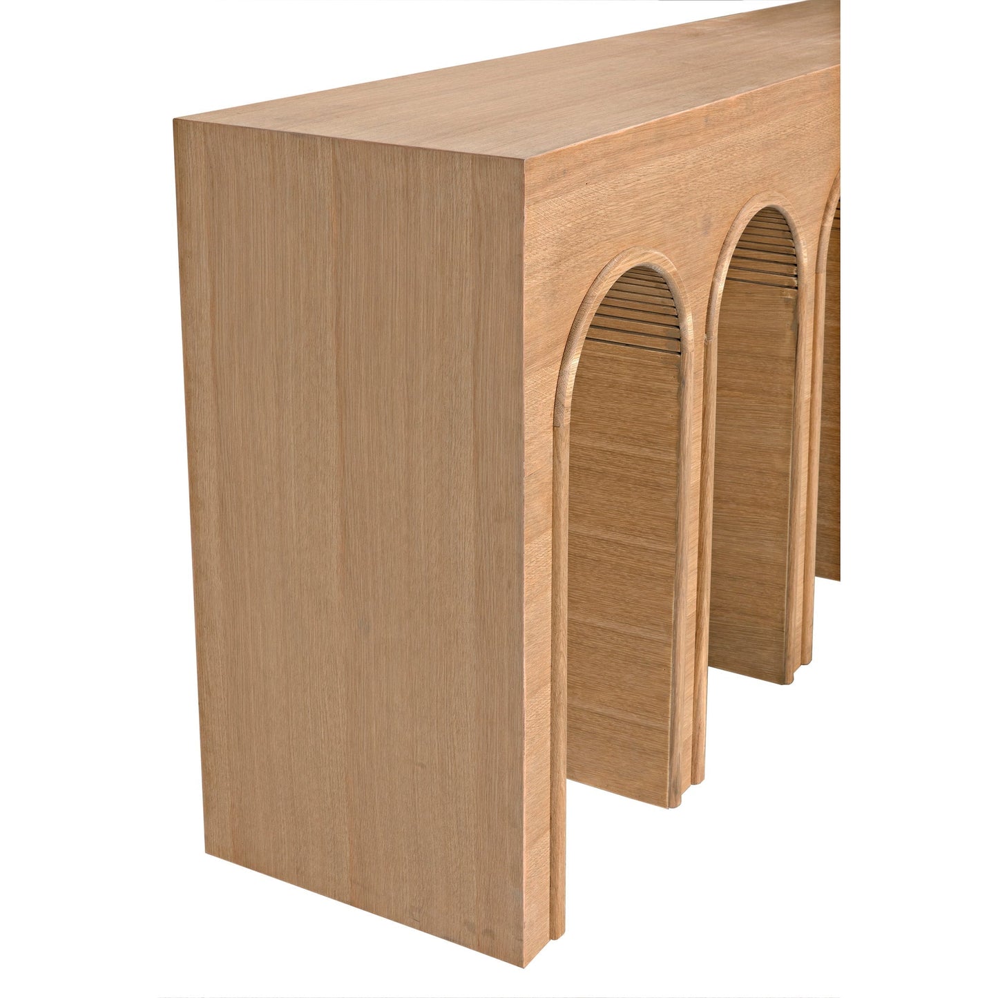 Enzo Console, White Oak-Console Tables-Noir-Sideboards and Things