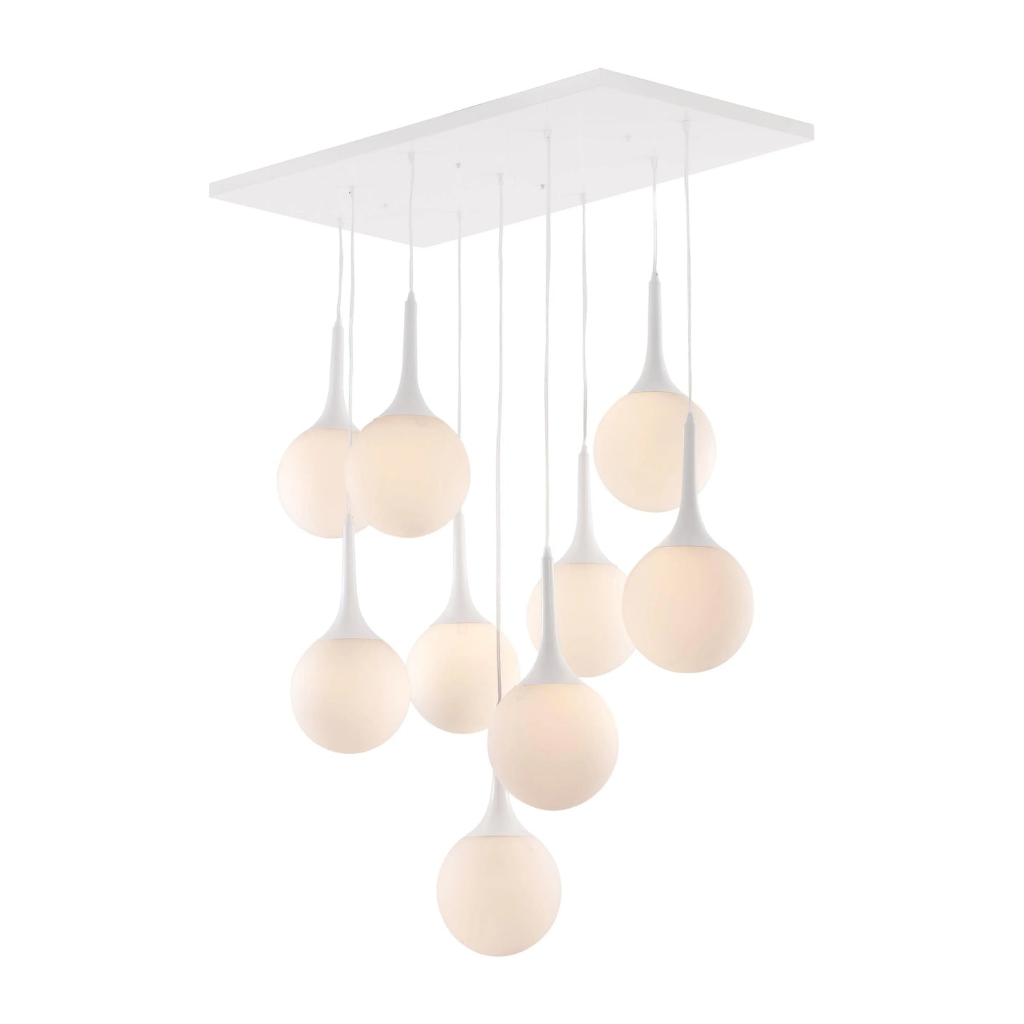 Epsilon Ceiling Lamp White Pendants LOOMLAN By Zuo Modern