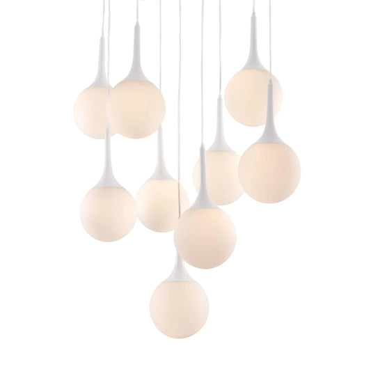 Epsilon Ceiling Lamp White Pendants LOOMLAN By Zuo Modern