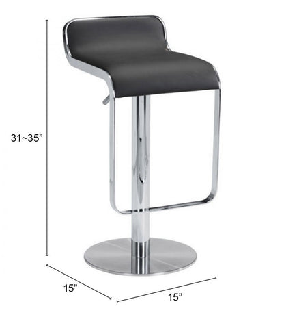 Zuo Modern Equino Faux Leather Barstool
