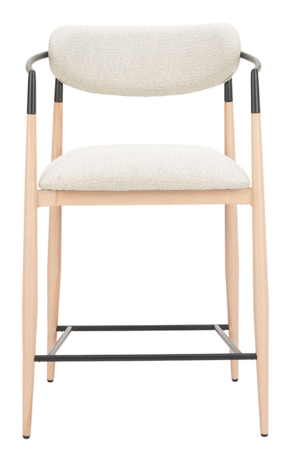 Zuo Modern Equinox Textured Fabric Counter Stool