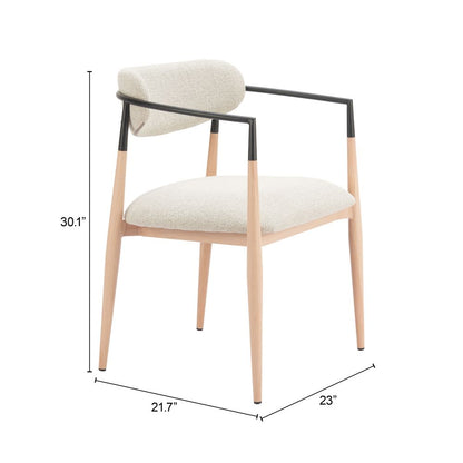 Zuo Modern Equinox Textured Fabric Dining Chair