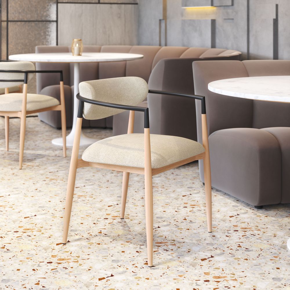 Zuo Modern Equinox Textured Fabric Dining Chair