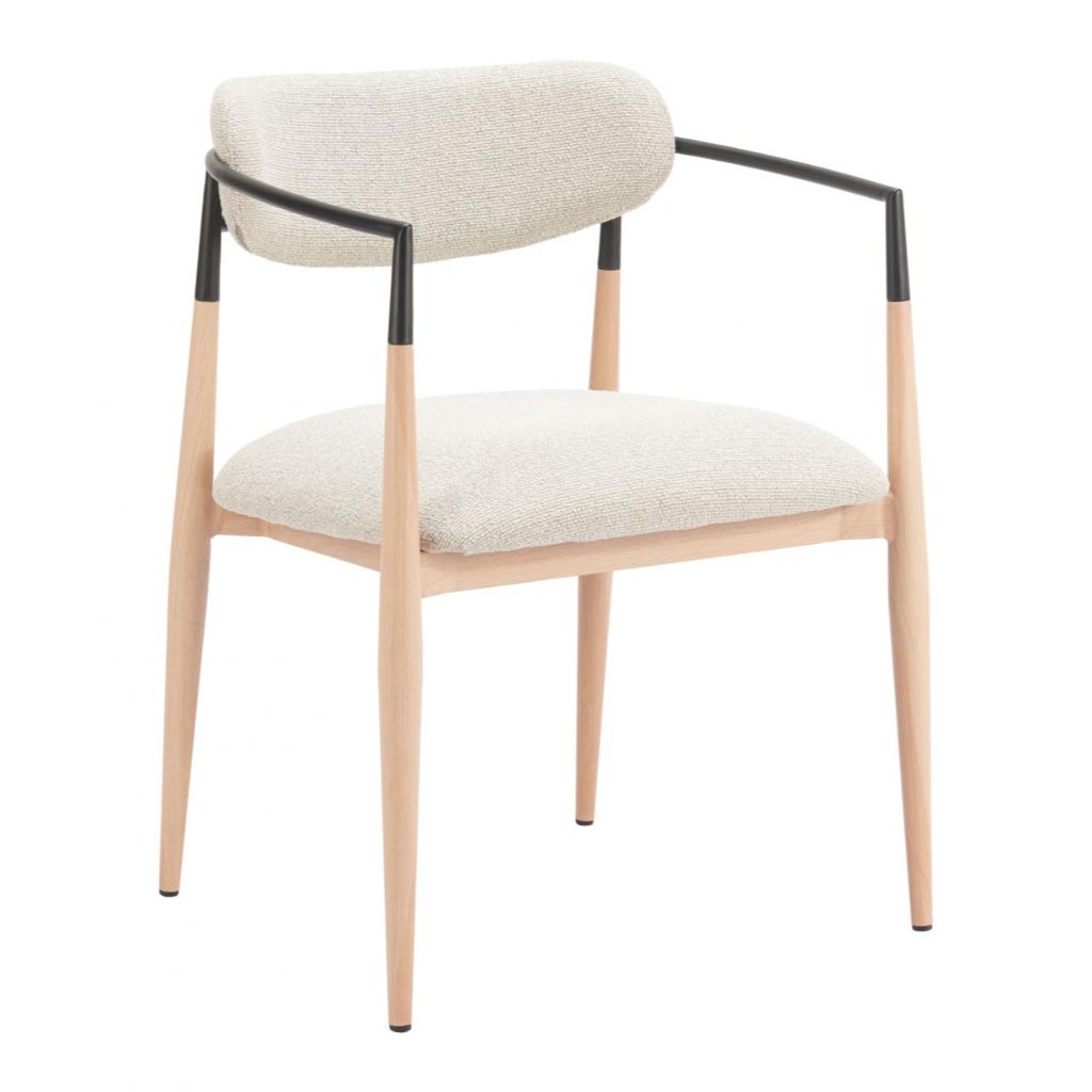Zuo Modern Equinox Textured Fabric Dining Chair