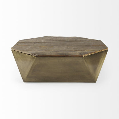 Mercana Esagono Wooden Storage Coffee Table