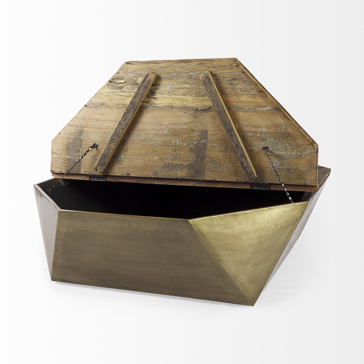 Mercana Esagono Wooden Storage Coffee Table