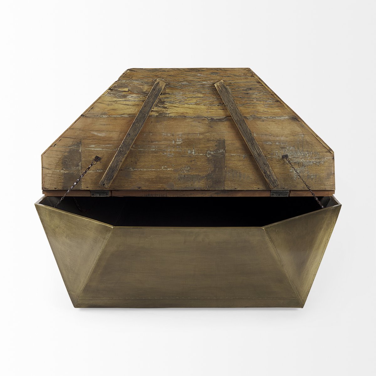Mercana Esagono Wooden Storage Coffee Table