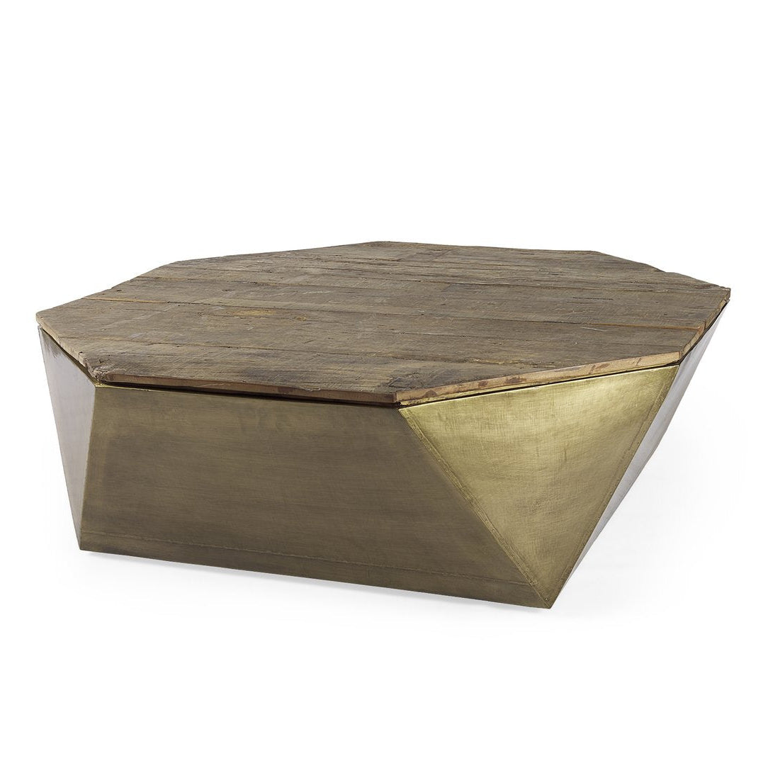 Mercana Esagono Wooden Storage Coffee Table