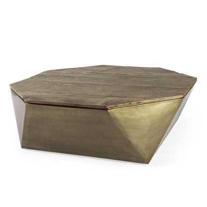 Mercana Esagono Wooden Storage Coffee Table