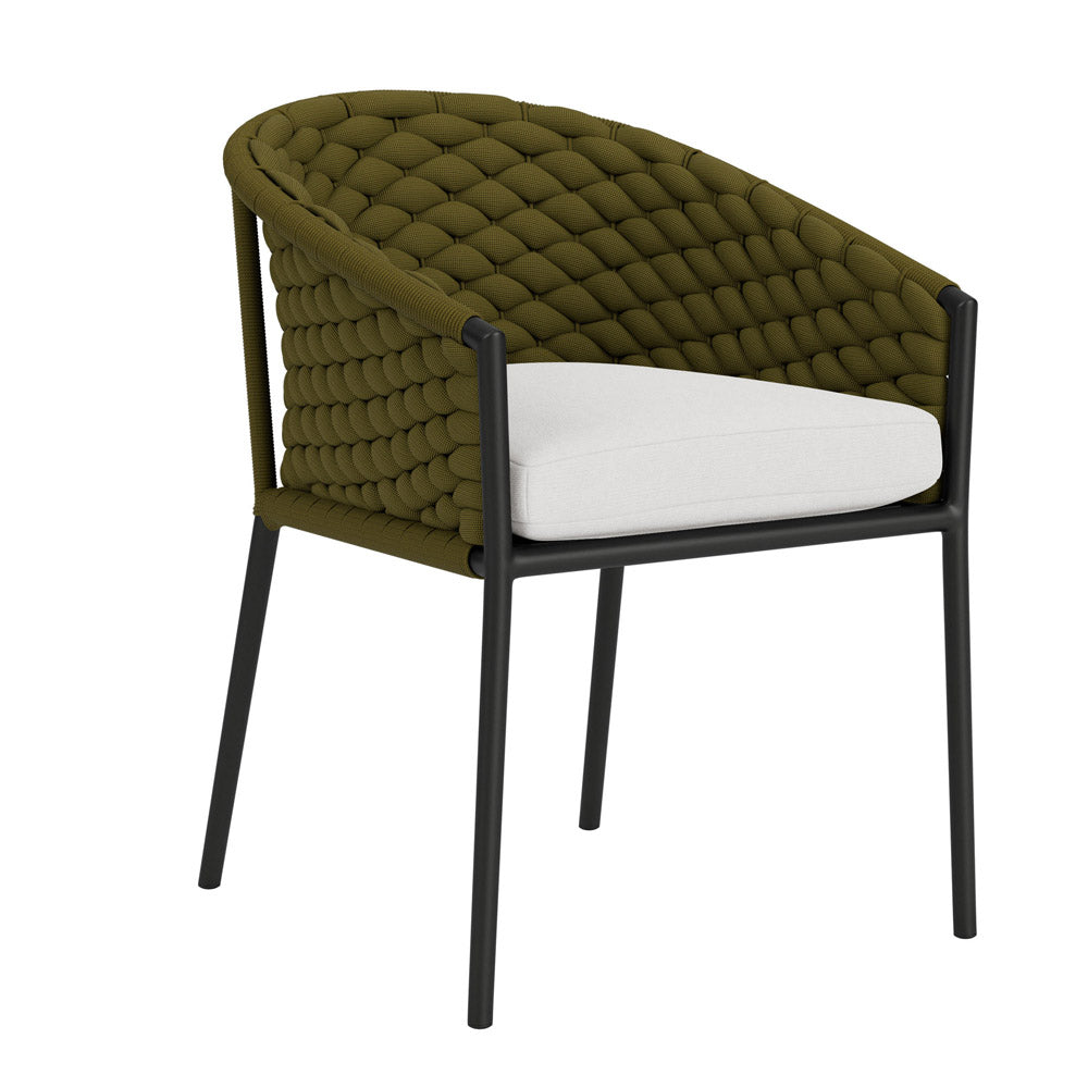 Lloyd Flanders Escape Aluminum Outdoor Dining Armchair