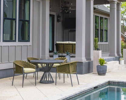 Lloyd Flanders Escape Aluminum Round Outdoor Dining Table