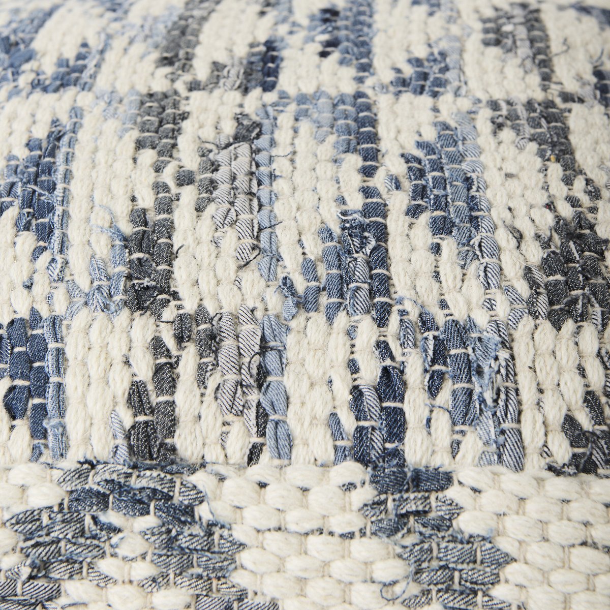 Mercana Eshana Cream Wool Pouf