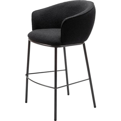 Essen Barstool Black & Bronze - LOOMLAN - Zuo Modern - Bar Stools