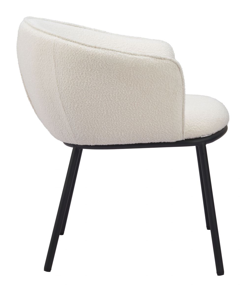 Zuo Modern Essen Textured Fabric Dining Chair
