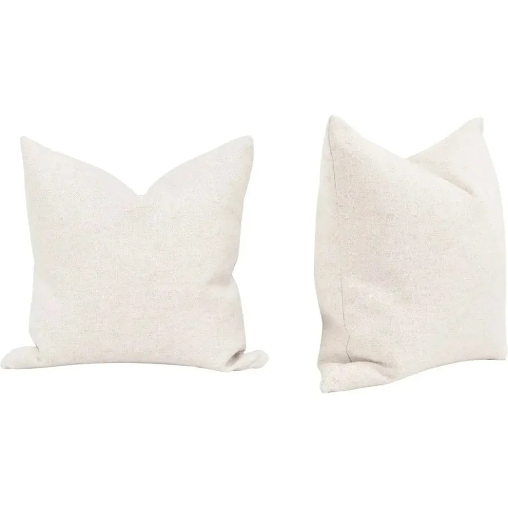 Essentials For Living Essential Cream Throw Pillows Insert - 2PC