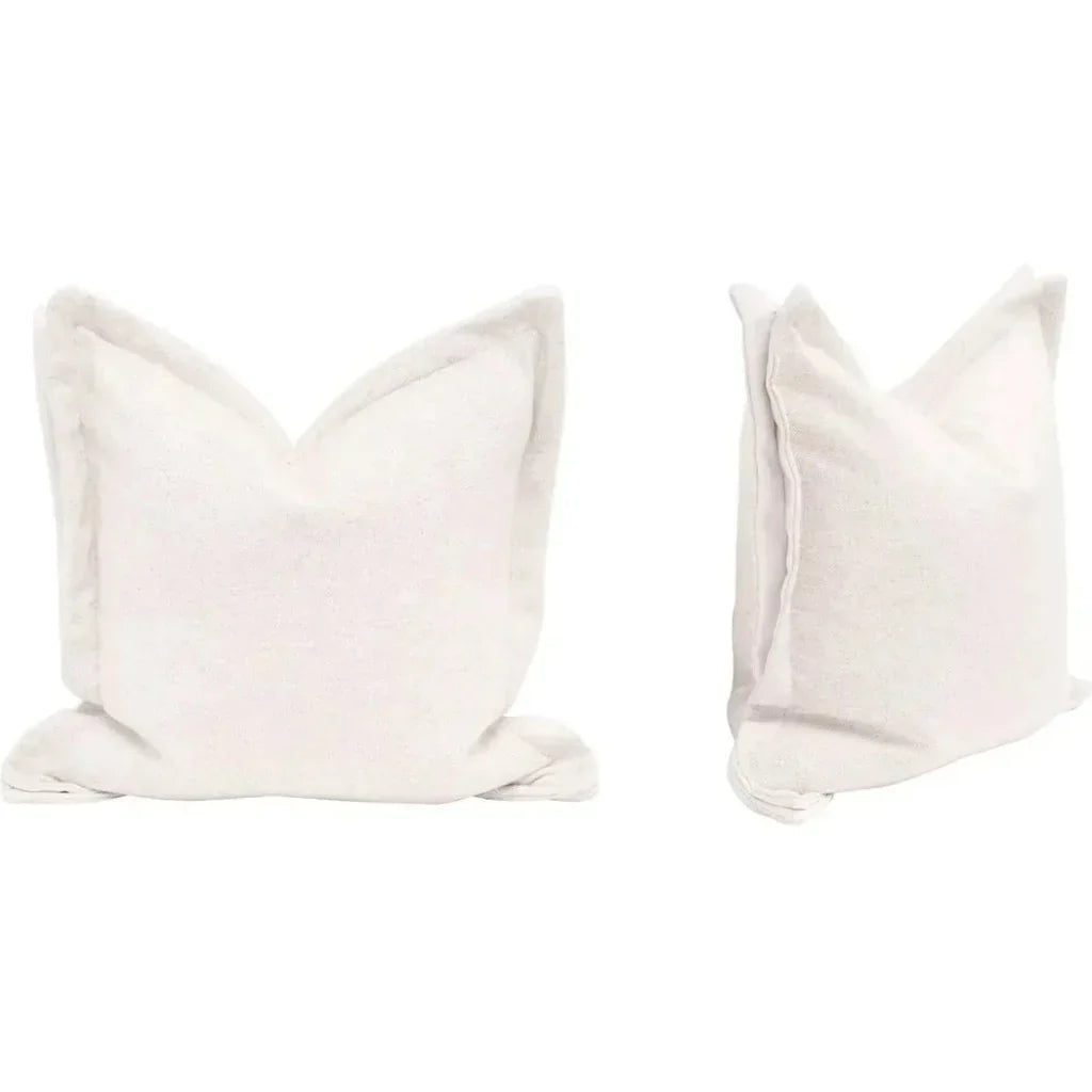 Essentials For Living Essential White Stain Resistant Throw Pillow - 2PC
