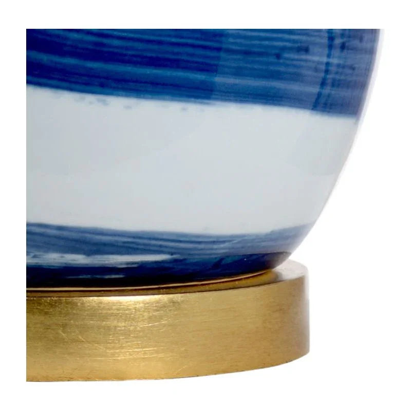 Chelsea House Essex Hand-Painted Double Gourd Design Table Lamp