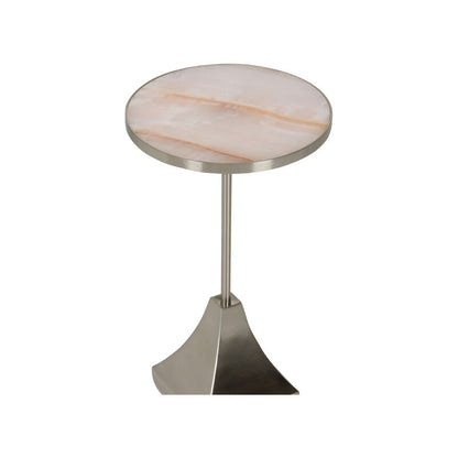 Chelsea House Essex Marble Top Round Drinks Table