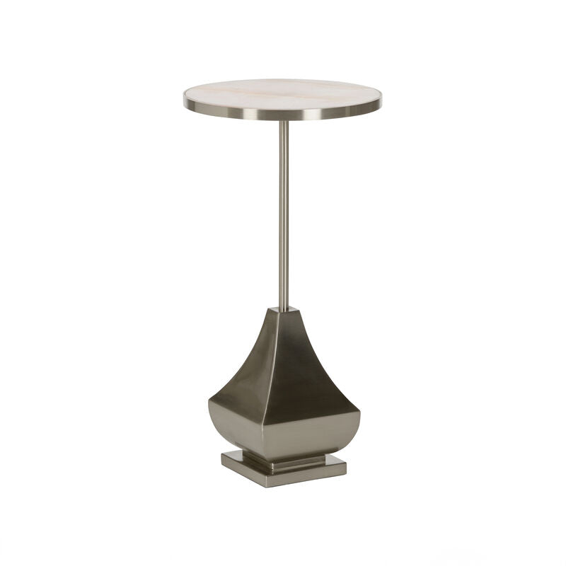 Chelsea House Essex Marble Top Round Drinks Table