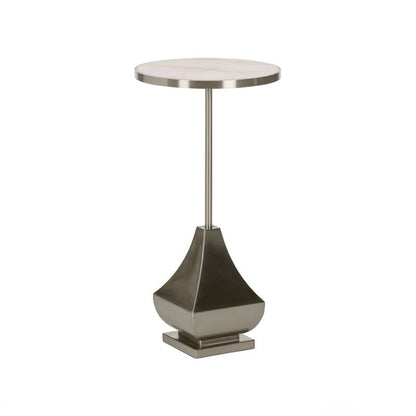 Chelsea House Essex Marble Top Round Drinks Table