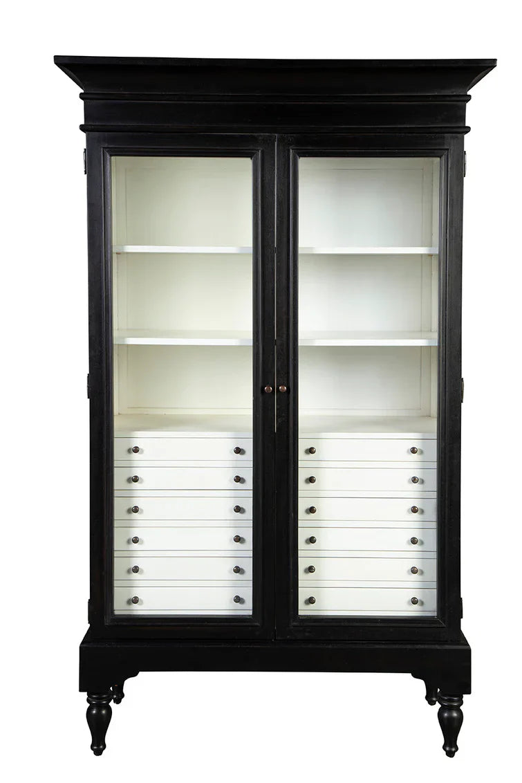 Estella Classic Designed Wooden Black Armoire