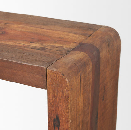Mercana Estelle Wooden Rectangular Console Table