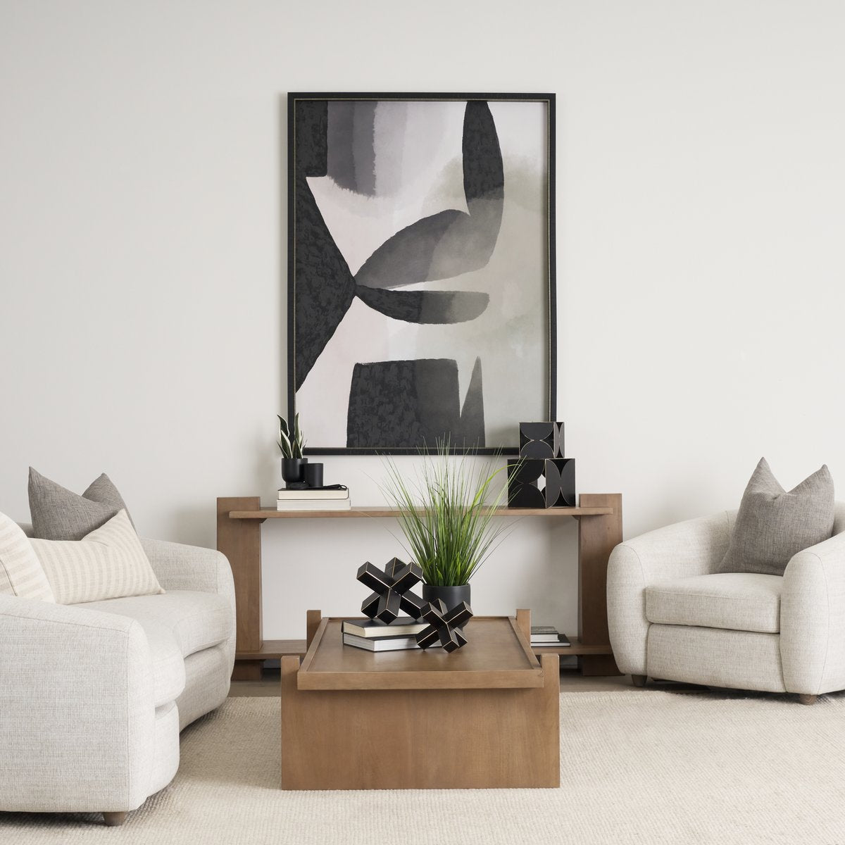Mercana Eula Wooden Rectangular Console Table
