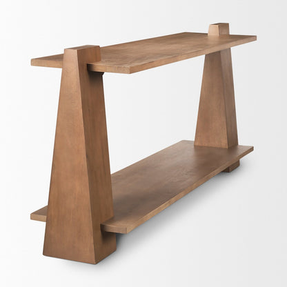 Mercana Eula Wooden Rectangular Console Table