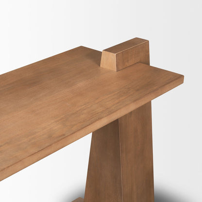 Mercana Eula Wooden Rectangular Console Table