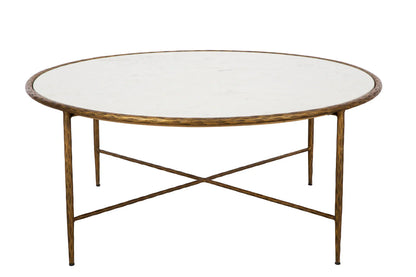 Furniture Classics Evelyn Marble Topped Round Coffee Table