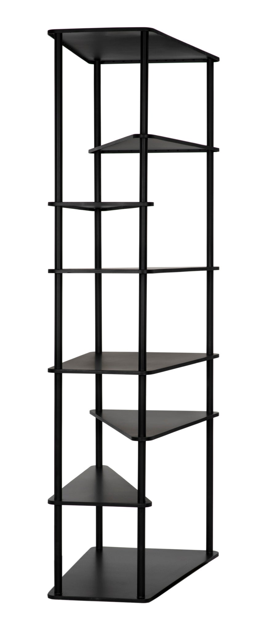 Everest Bookcase-Bookcases-Noir-Sideboards and Things