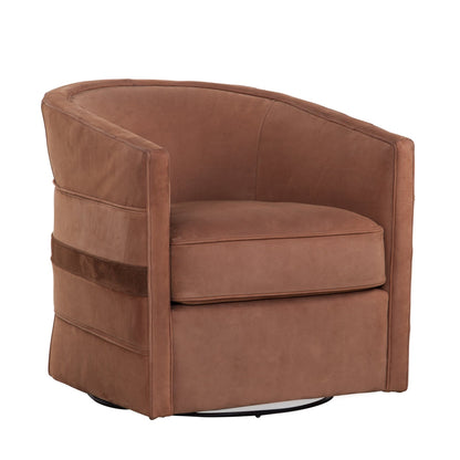Everlea Leather Comfort Swivel Chair