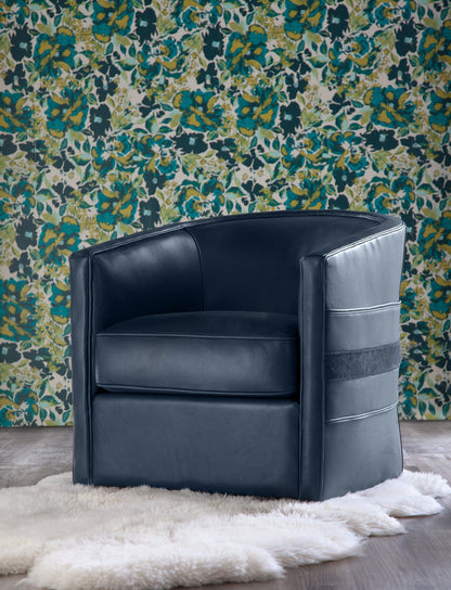 Everlea Leather Comfort Swivel Chair